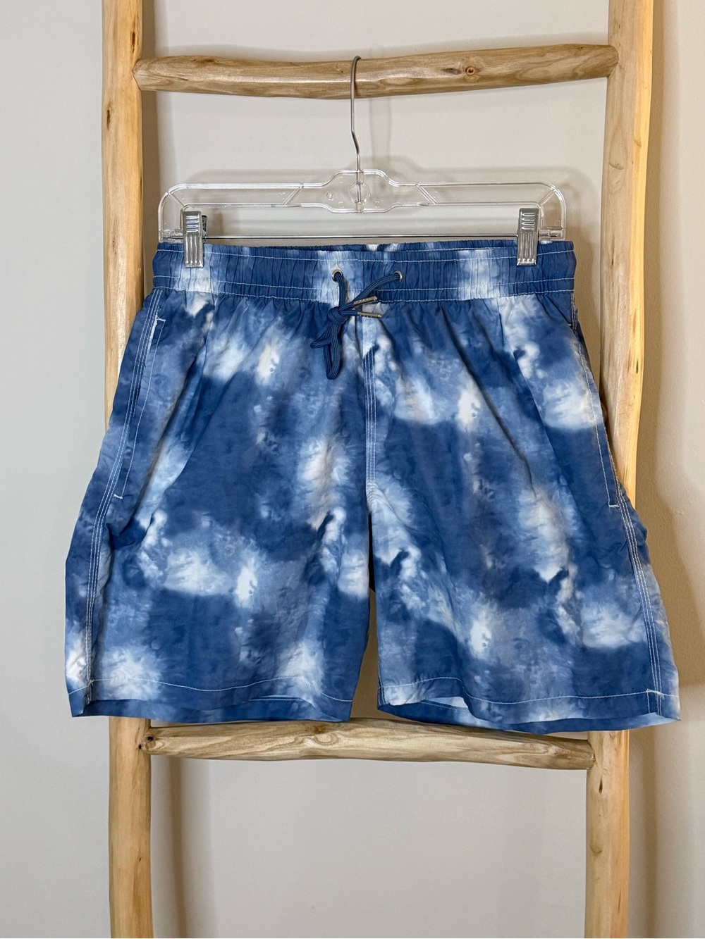 Slate & Stone Blue Tie-Dye Swim Shorts
